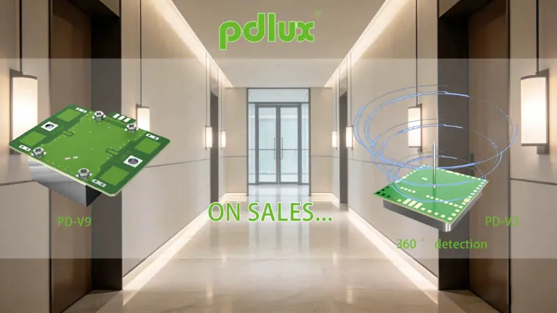 PD-V9 ve PD-V3 Mikrodalga Hareket Sensörleri