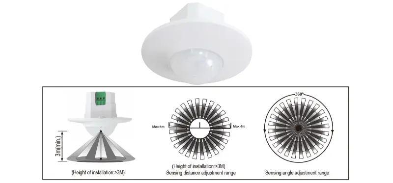 PDLUX, 360° Tavan Hareket Algılama için PD-PIR200A PIR Sensörünü Piyasaya Sürüyor